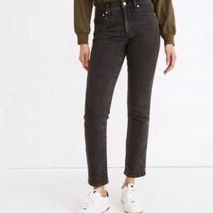Madewell Perfect Vintage Midrise Black Jeans